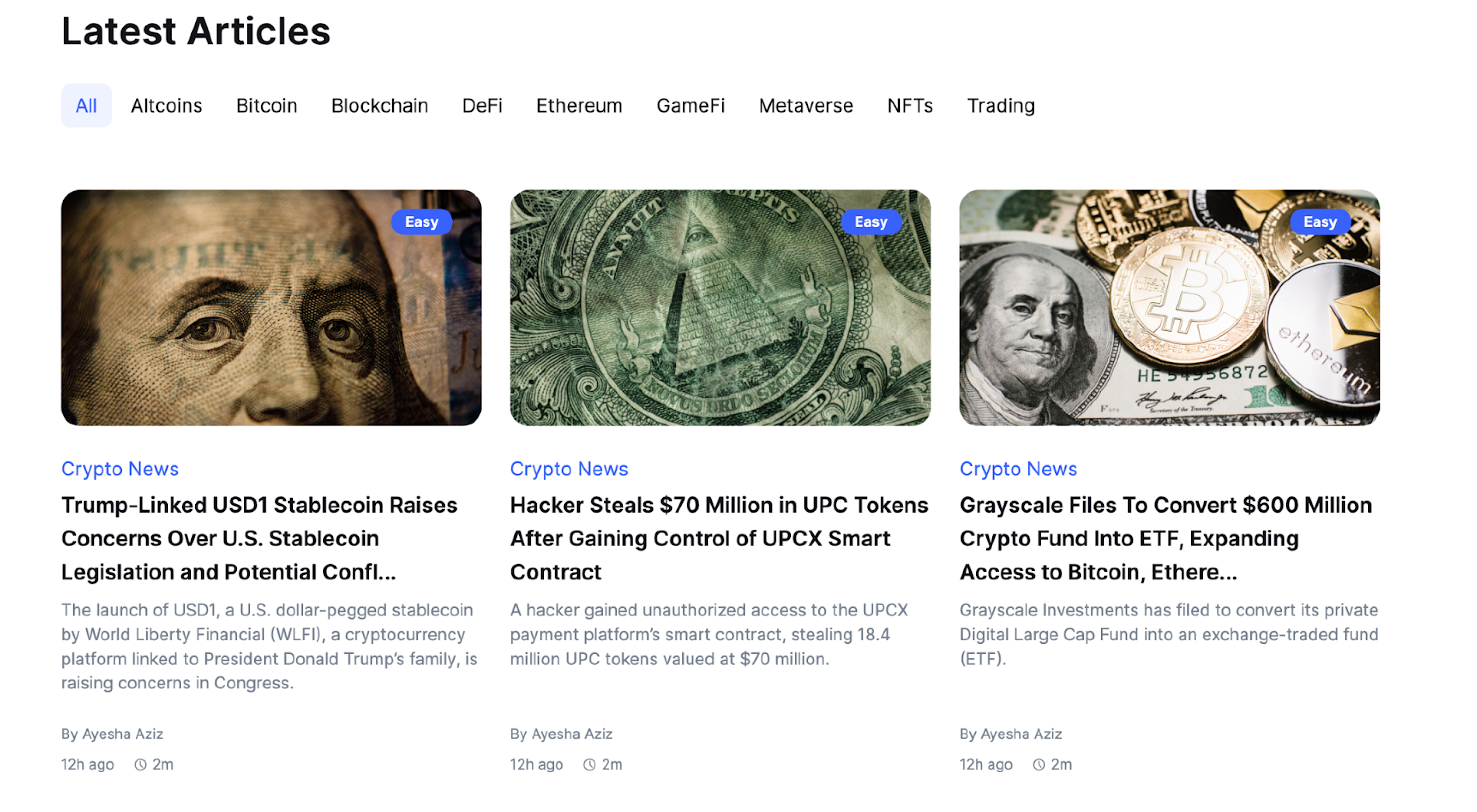 CoinMarketCap Дані в реальному часі